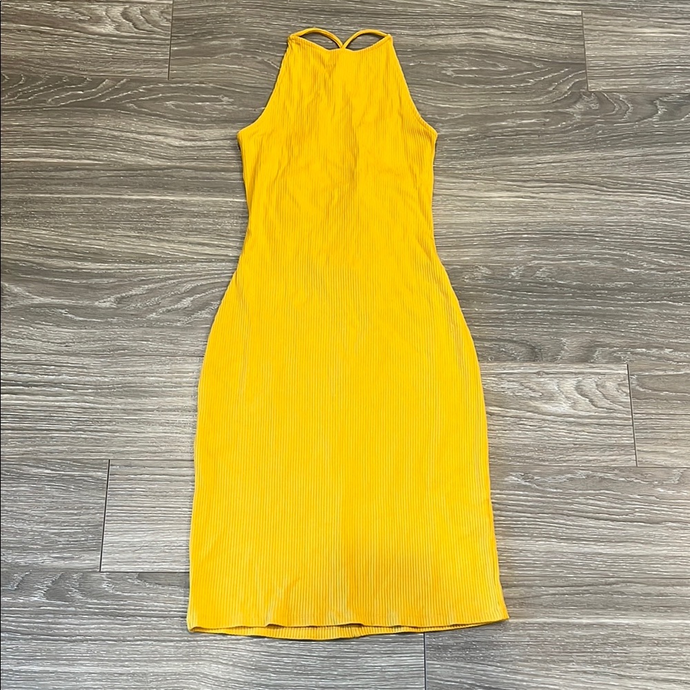 H&M Ribbed Highneck Dress